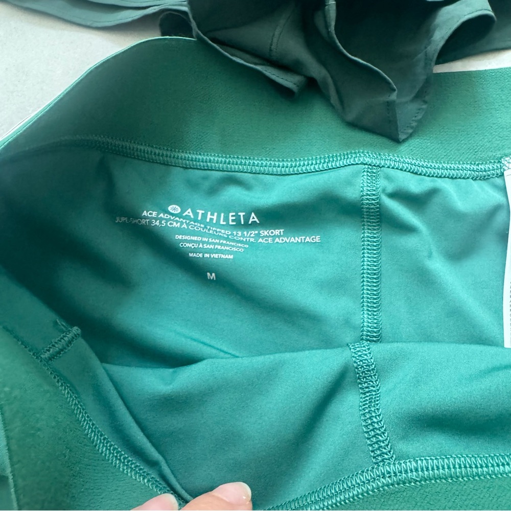 Athleta skort tennis bundle sale navy blue and green - Picture 8 of 10